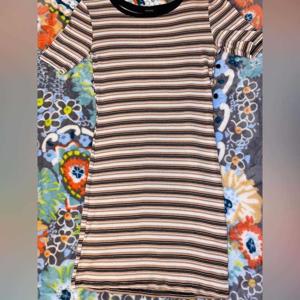 Forever 21 Bodycon striped dress